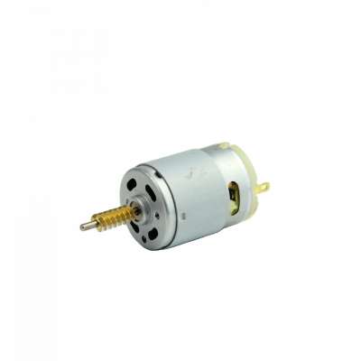 12V RS545 DC  Brush Micro Motor with Gear and Worm  for Vending Machine  and Car Vacuum